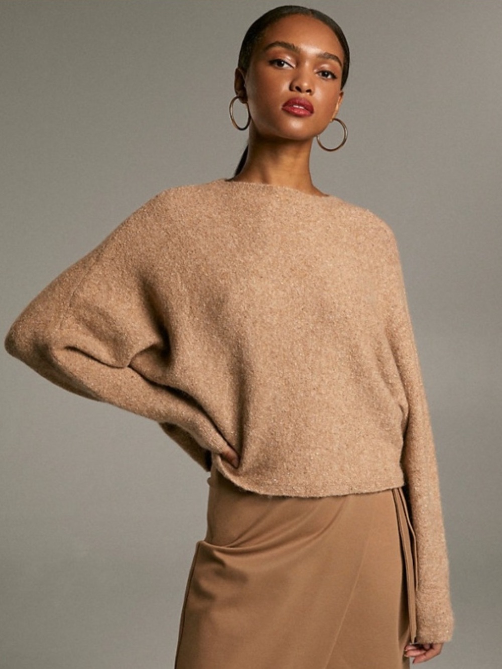 Aritzia Babaton Zaha Mockneck Sweater Size XXS